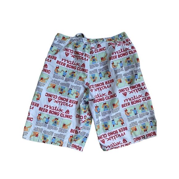 Matix Board Shorts Men’s 38 Beer Bong Clinic Military Party NWT - Picture 3 of 9
